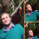 Ben and one of his chickens