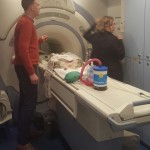 Dr John supervising Gir's MRI
